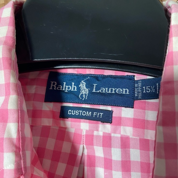 RALPH LAUREN | Pink gingham check shirt - Picture 4 of 5